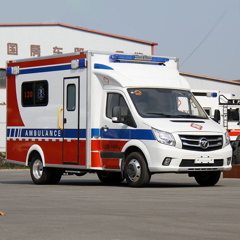 Ambulancia de cabina cuadrada