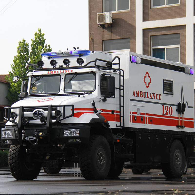 Ambulancia todoterreno con TC